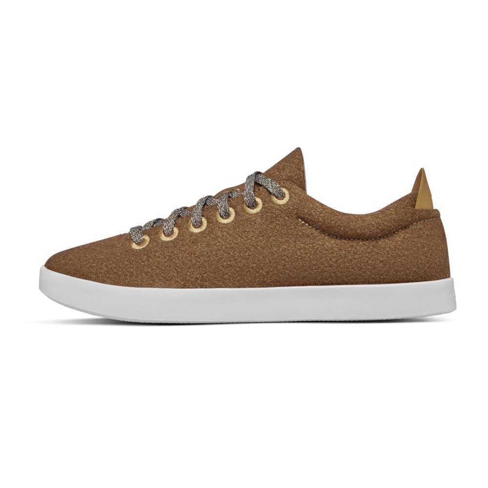 Allbirds Men\'s Wool Pipers - Sneakers Brown - KRS726591